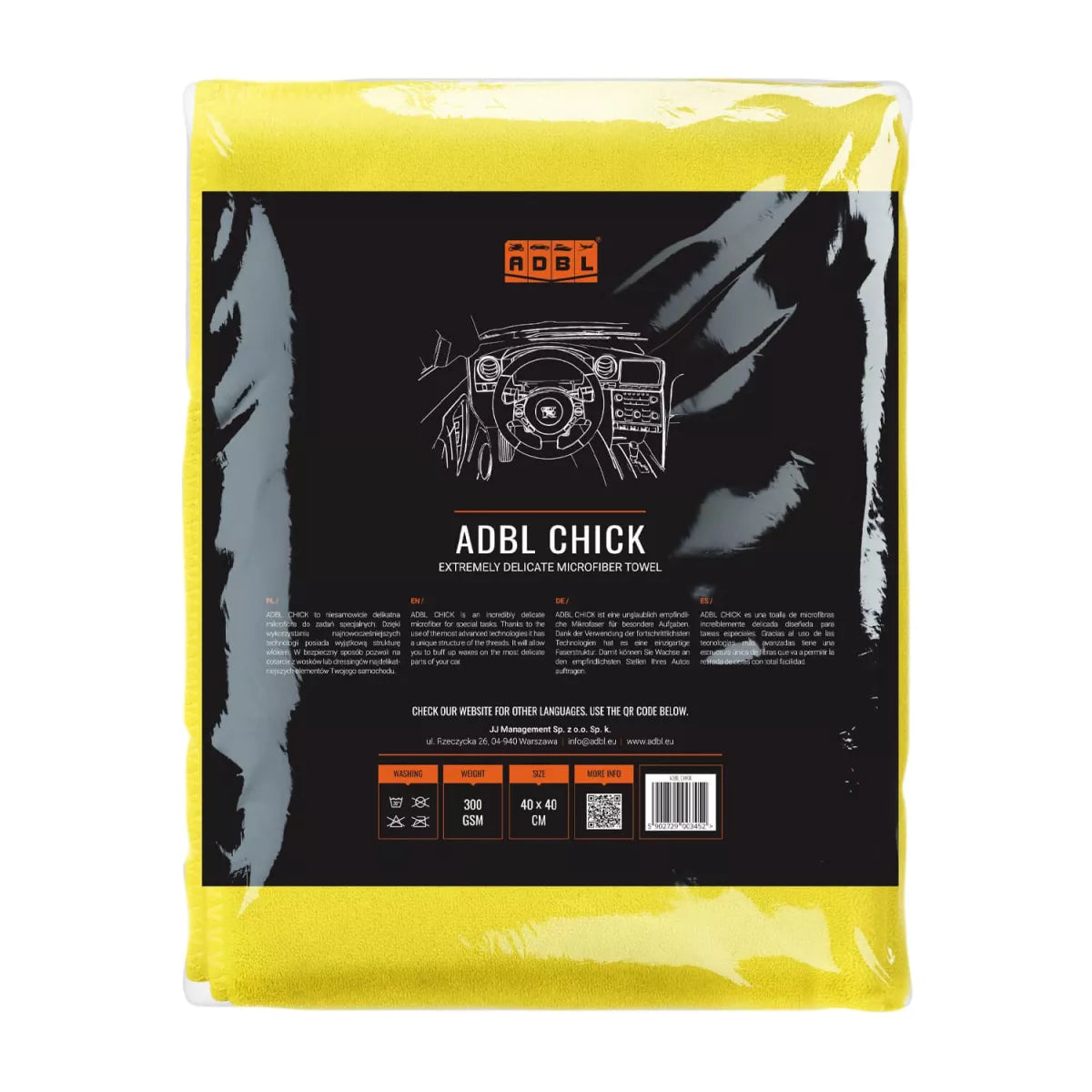 ADBL Chick Spezial-Innenraumtuch 300GSM 40×40